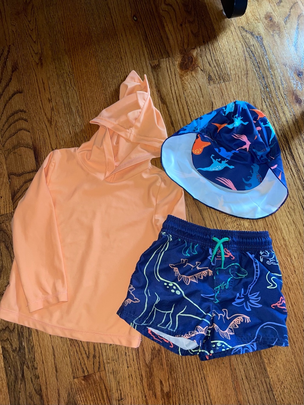 Hooded Rashguard Set and Hat